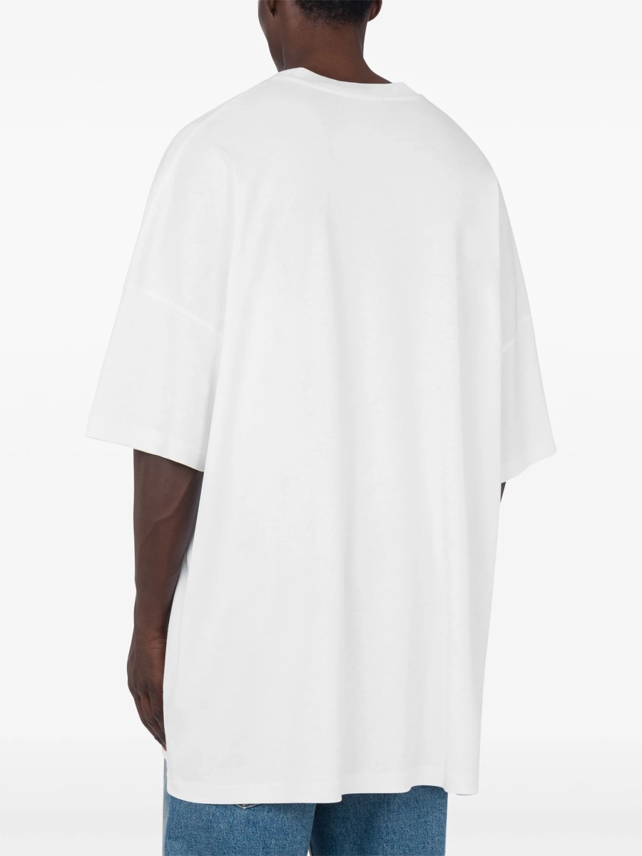 Tricou Moschino alb - Img 3