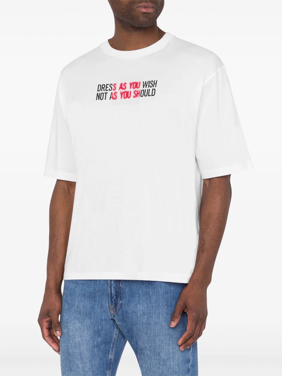 Tricou Moschino alb - Img 2