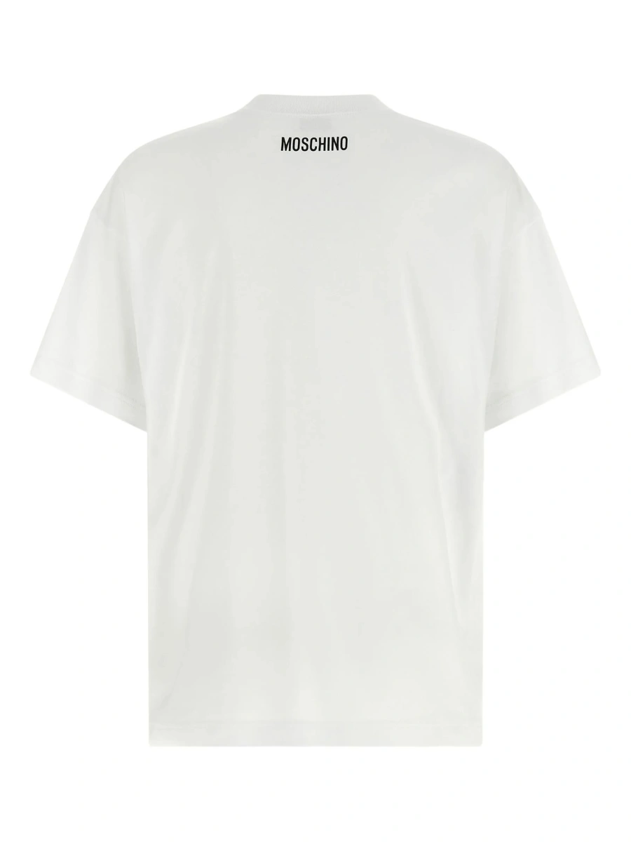 Tricou Moschino alb - Img 2