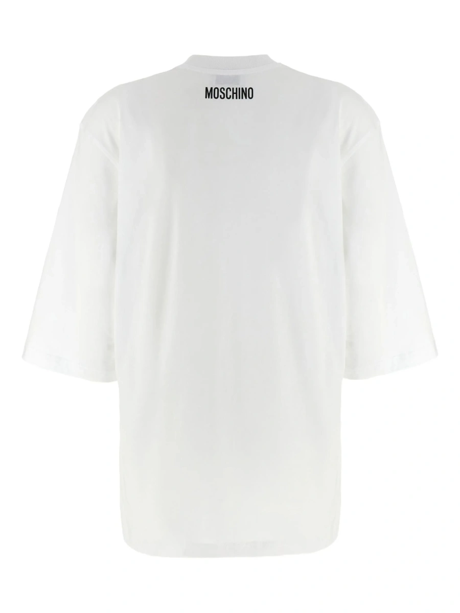 Tricou Moschino alb - Img 2