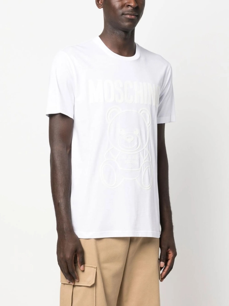 Tricou Moschino alb - Img 3