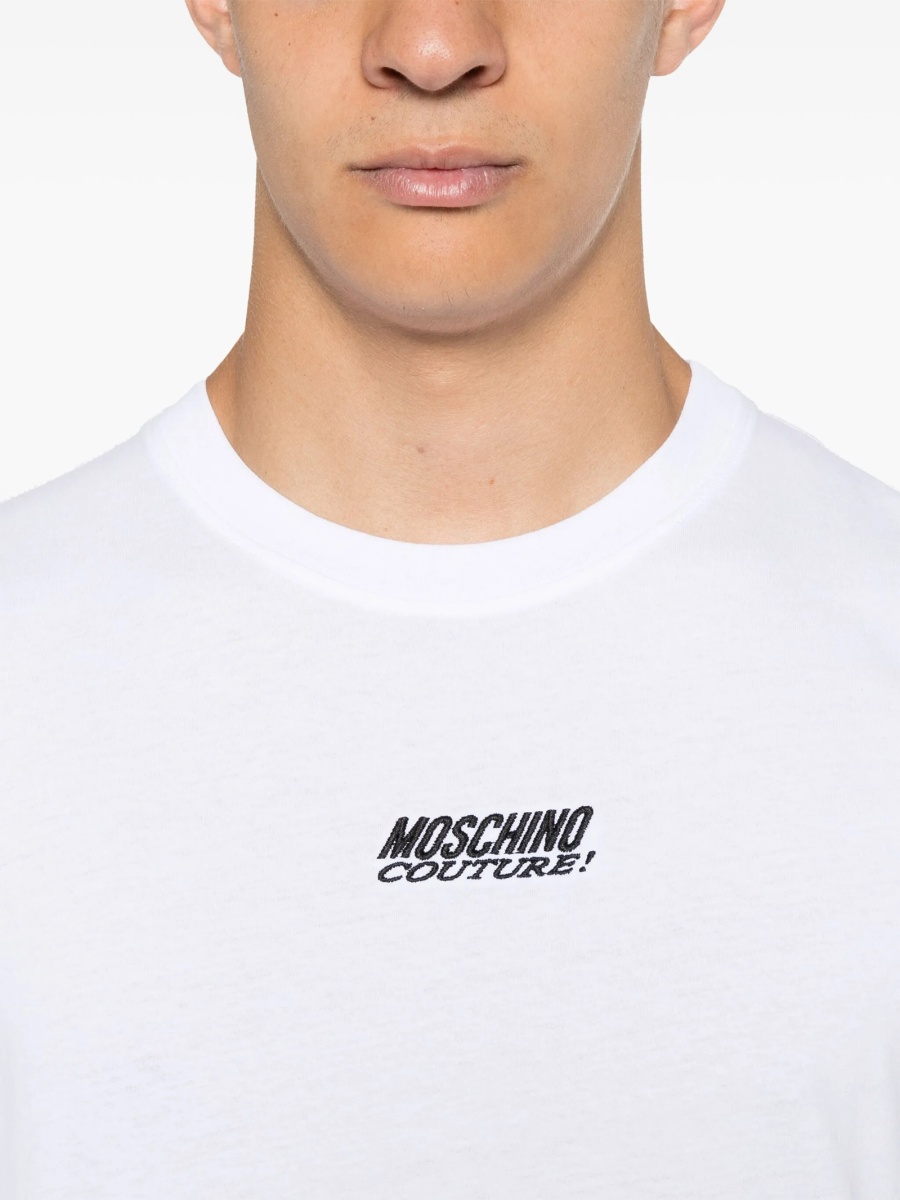 Tricou Moschino alb - Img 5