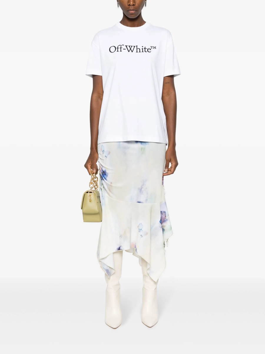 Tricou Off-White Bookish alb - Img 2