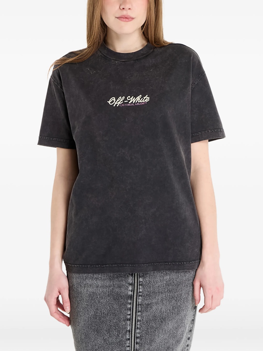 Tricou Off-White gri - Img 3