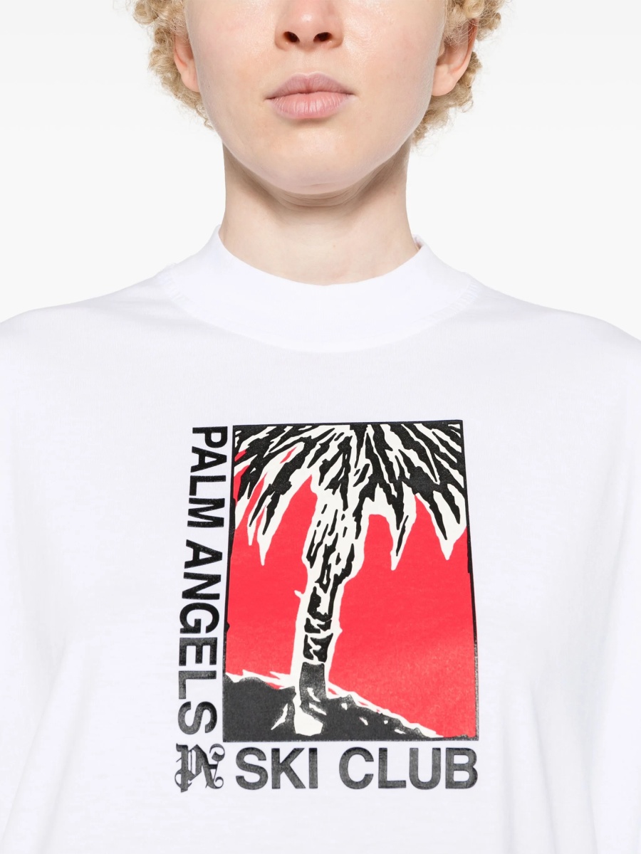 Tricou Palm Angels alb - Img 5