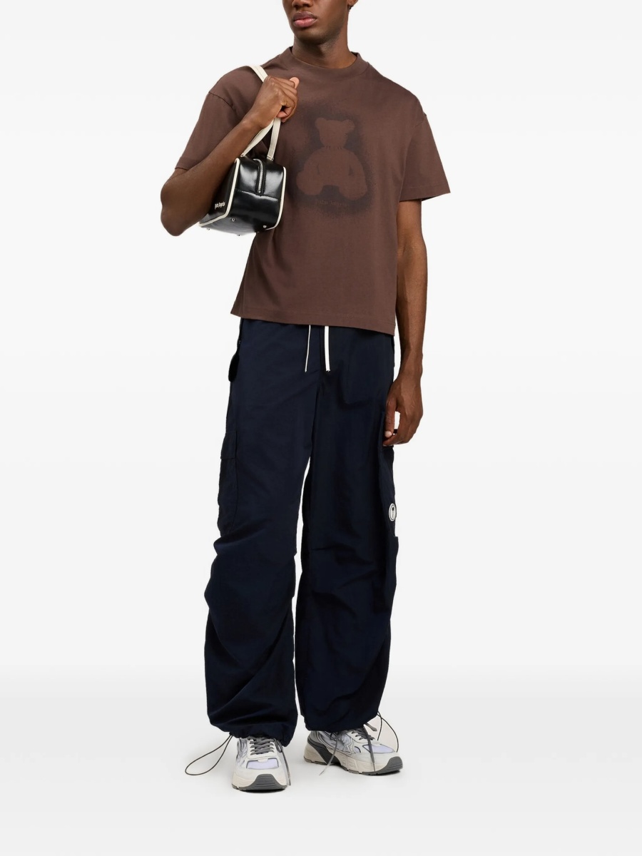 Tricou Palm Angels Bear maro - Img 2