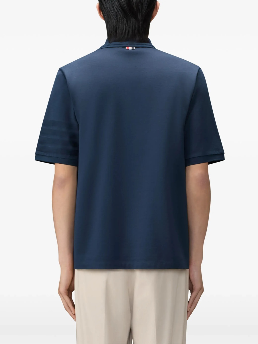 Tricou Polo 4-Bar cotton jersey Polo - Img 6
