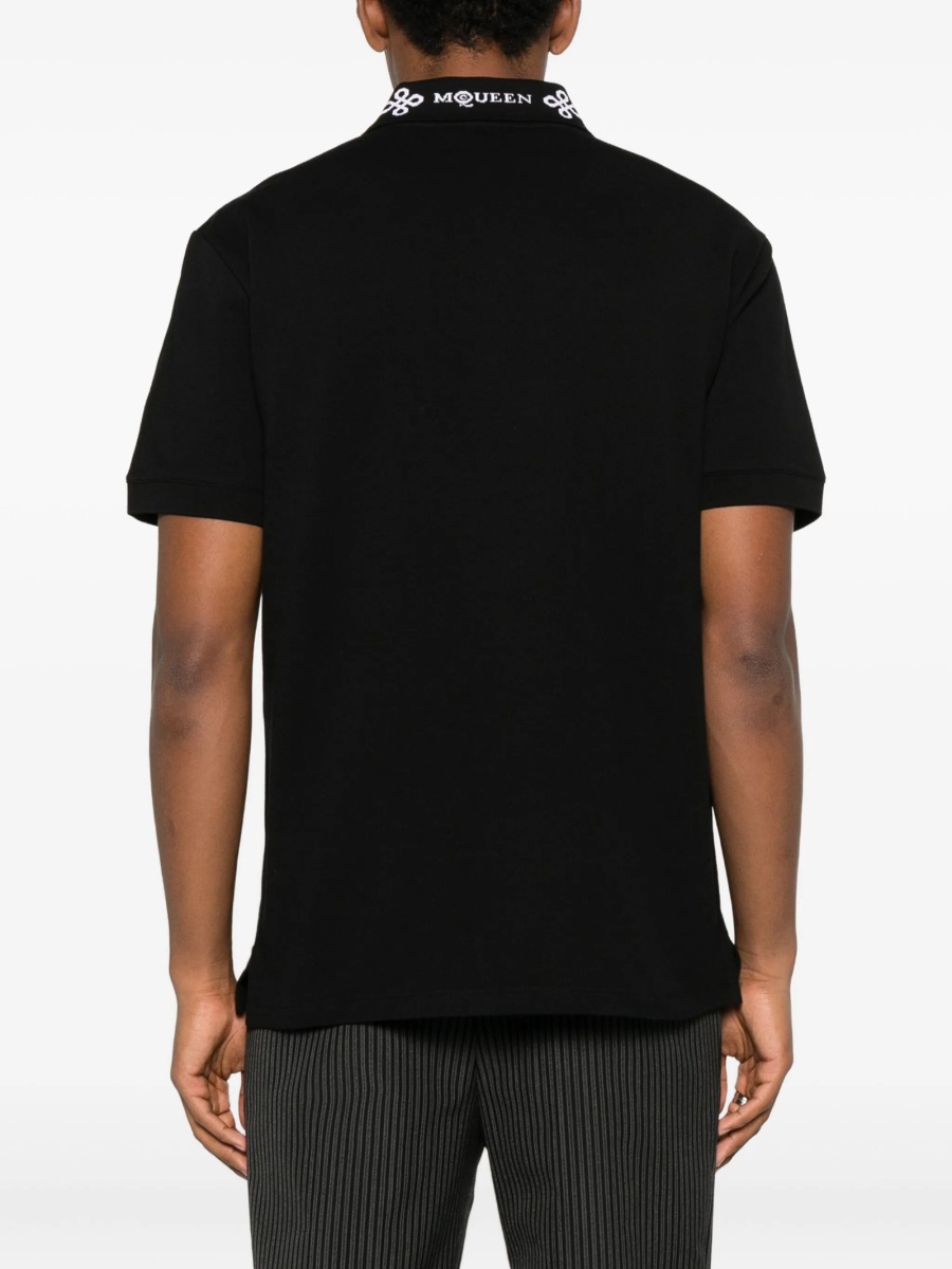 Tricou Polo Alexander McQueen negru - Img 3