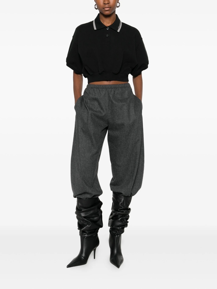 Tricou Polo Alexander Wang negru - Img 2