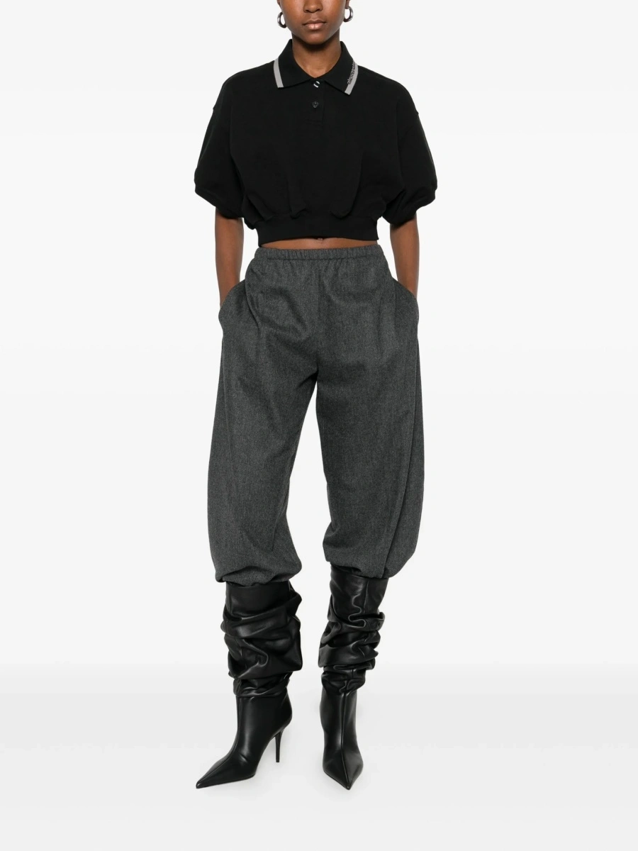 Tricou Polo Alexander Wang negru - Img 2