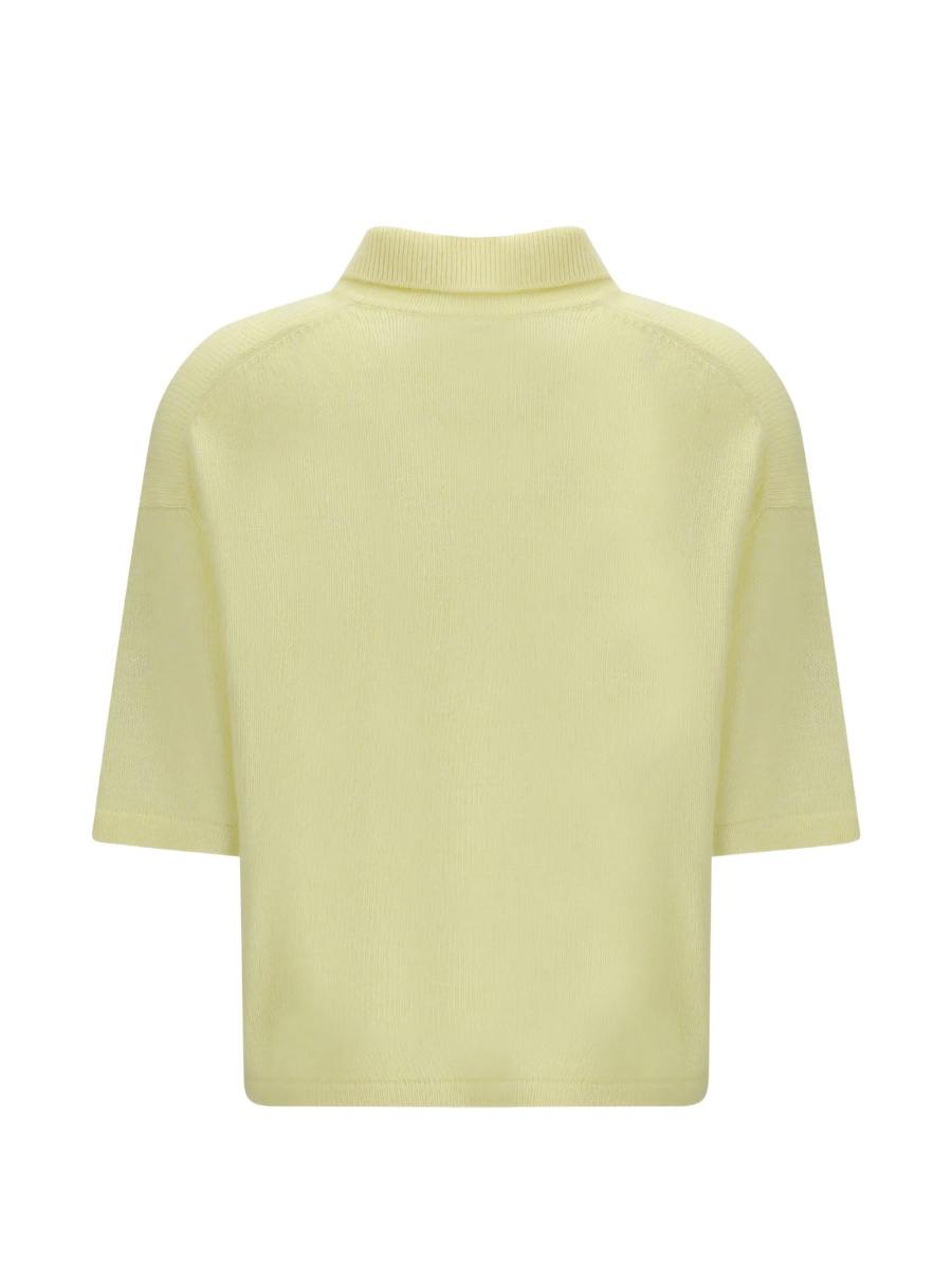 Tricou Polo Allude galben - Img 2