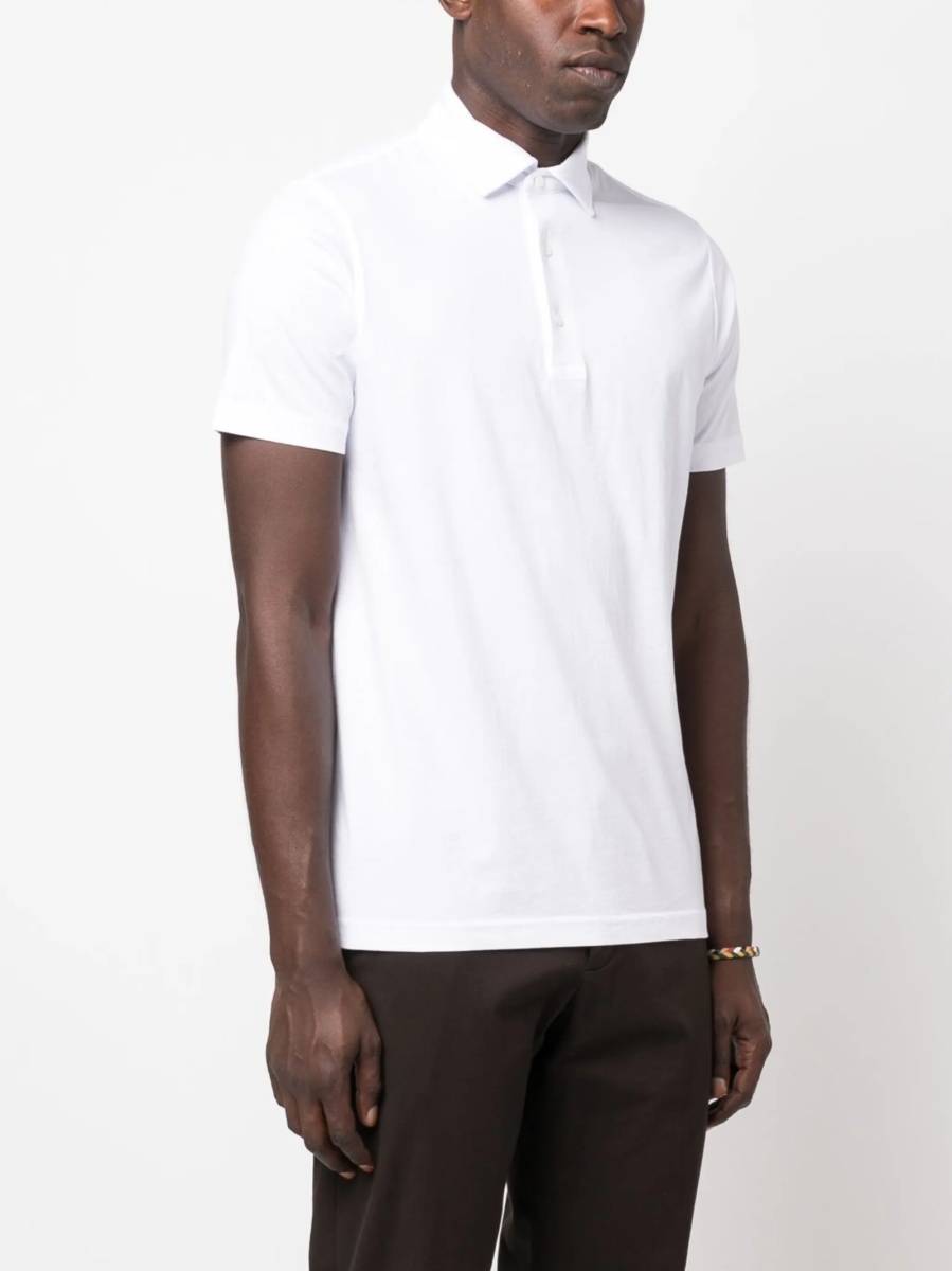 Tricou Polo Aspesi alb - Img 3