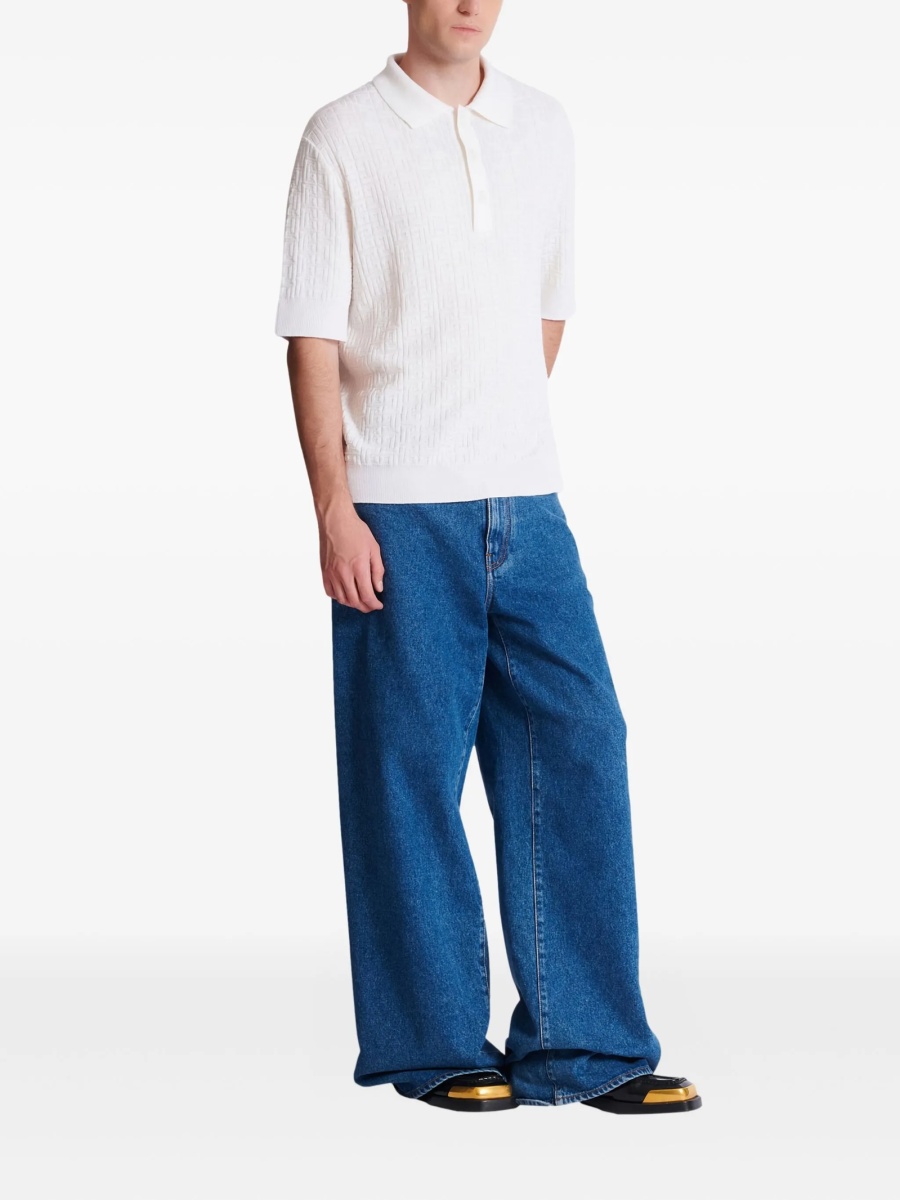 Tricou Polo Balmain alb - Img 3