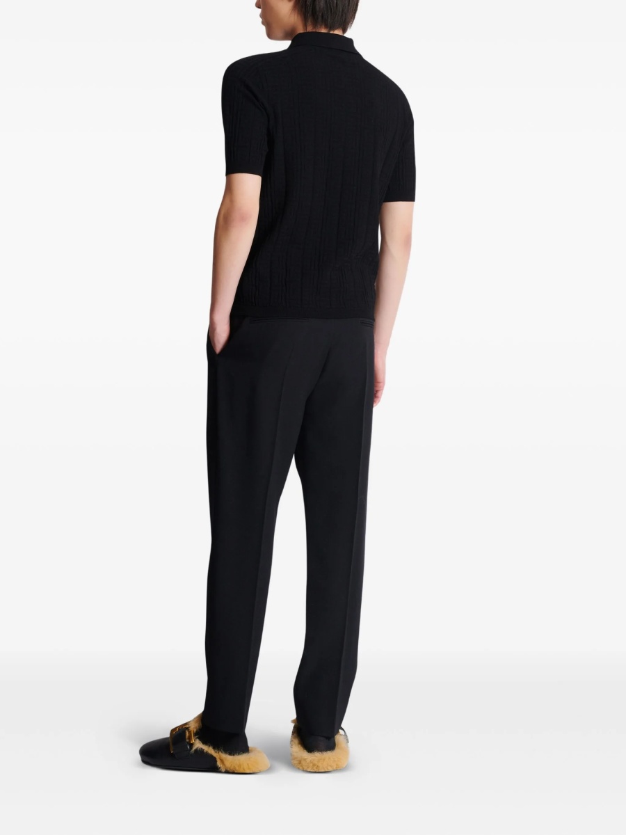 Tricou Polo Balmain negru - Img 4