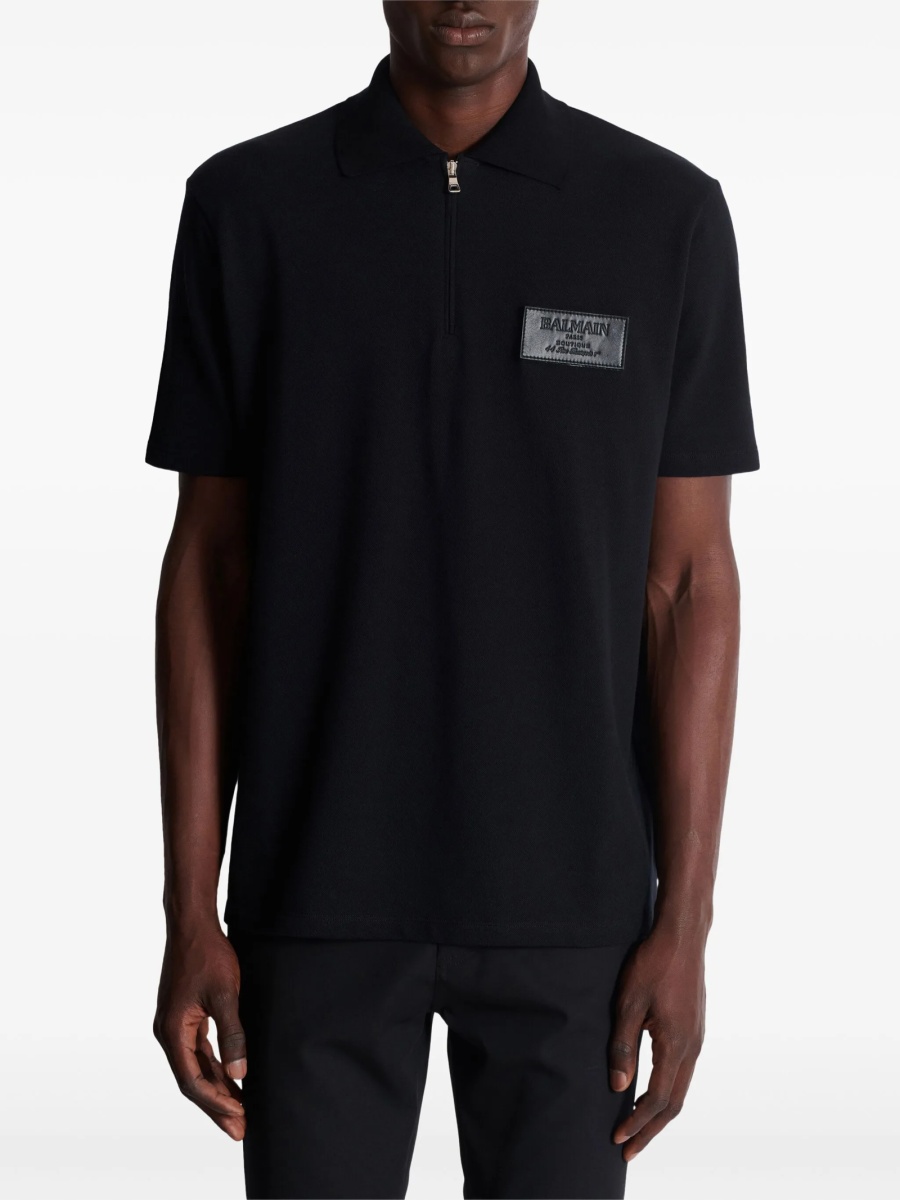 Tricou Polo Balmain negru - Img 5