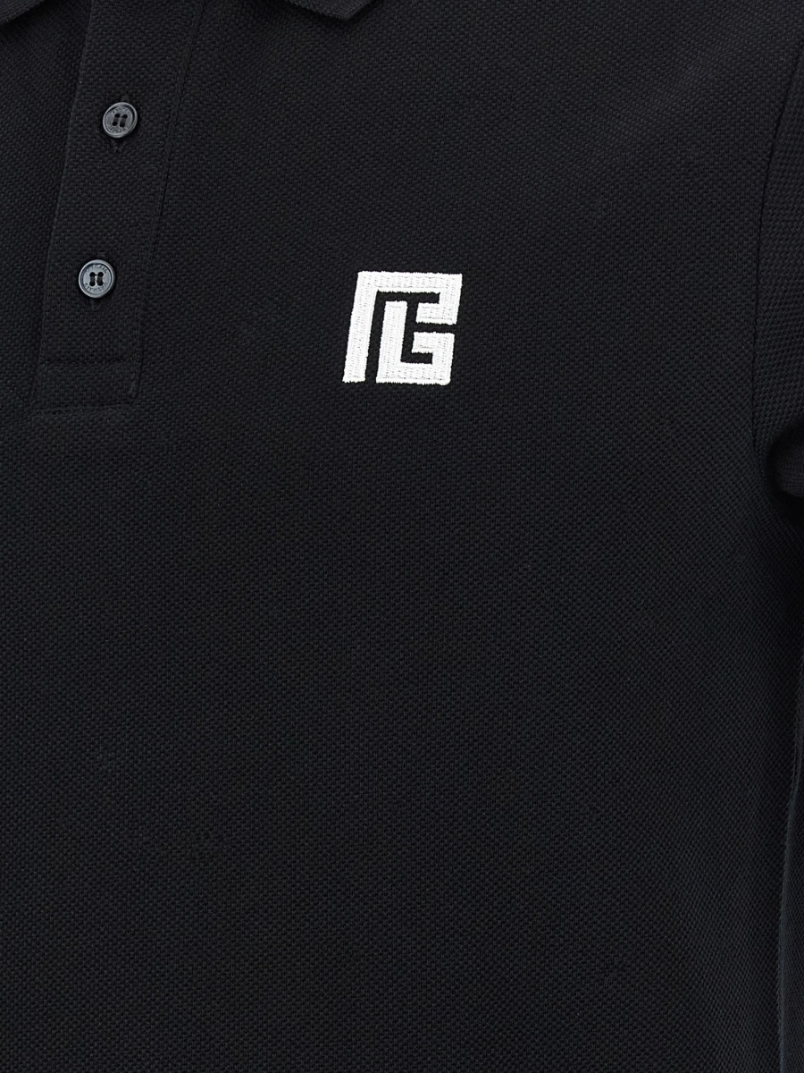 Tricou Polo Balmain negru - Img 3