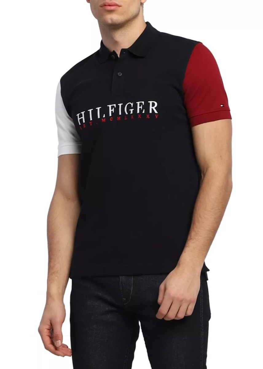 Tricou Polo Branded Colorblock Regular Polo MW0MW220900GY - Img 2