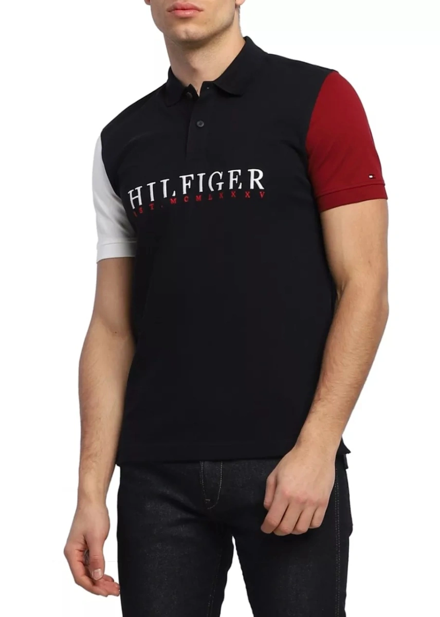 Tricou Polo Branded Colorblock Regular Polo MW0MW220900GY - Img 2