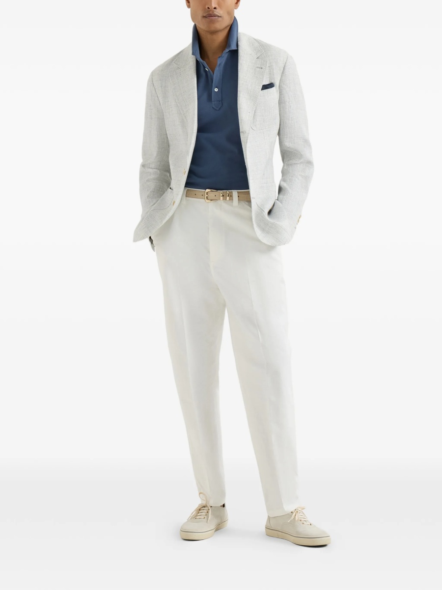 Tricou Polo Brunello Cucinelli albastru - Img 2