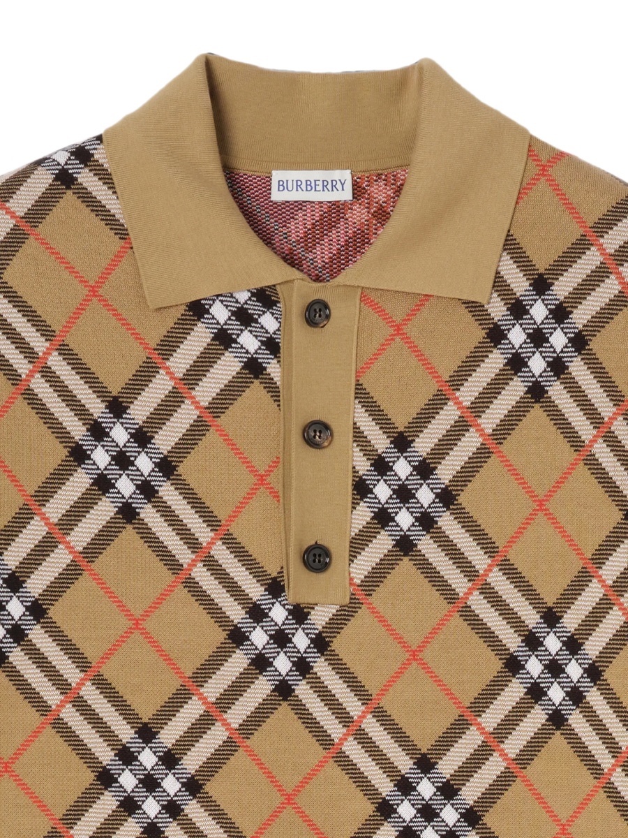 Tricou Polo Burberry neutru - Img 2