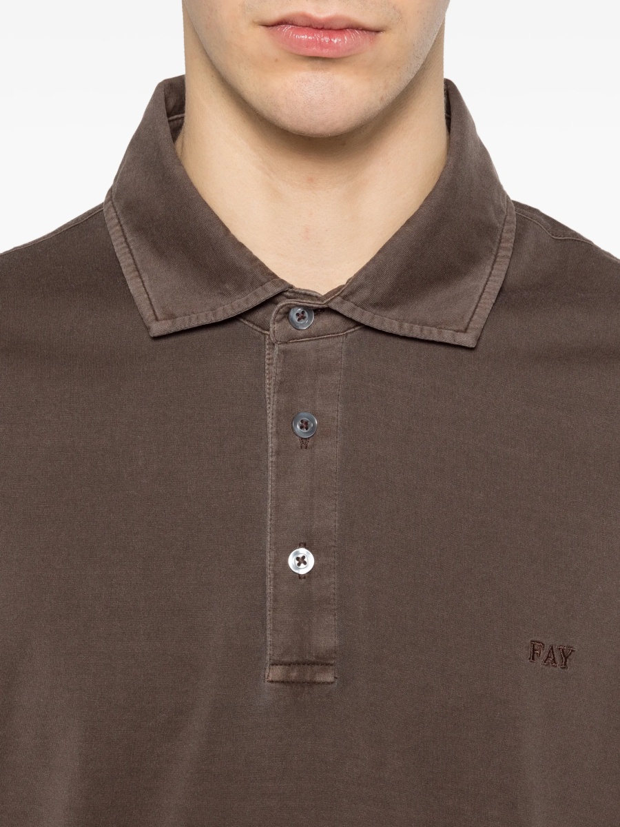 Tricou Polo Fay maro - Img 5