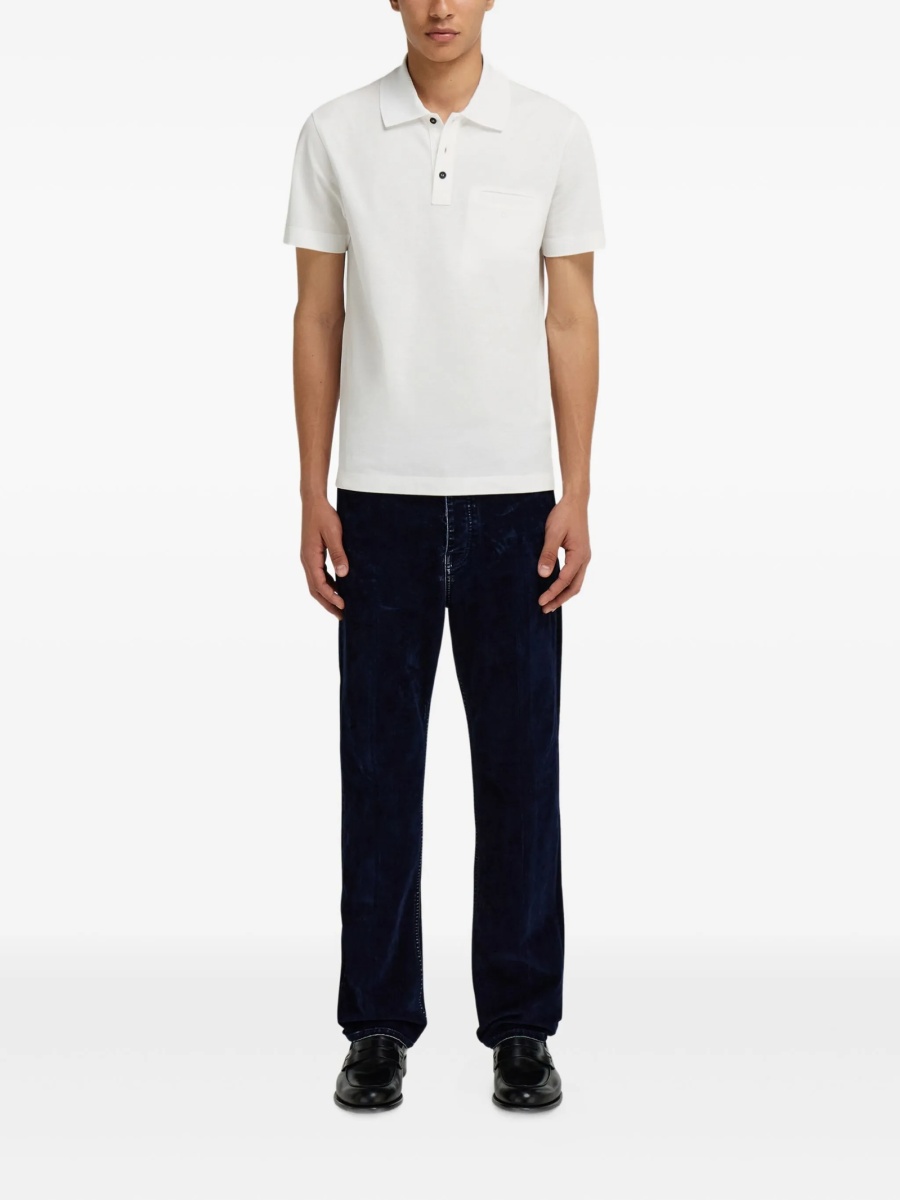 Tricou Polo Ferragamo alb - Img 2