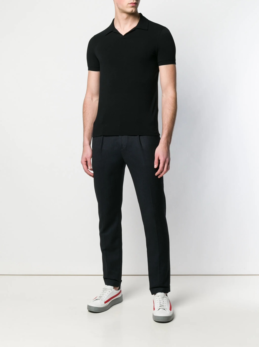 Tricou Polo Giorgio Armani negru - Img 2