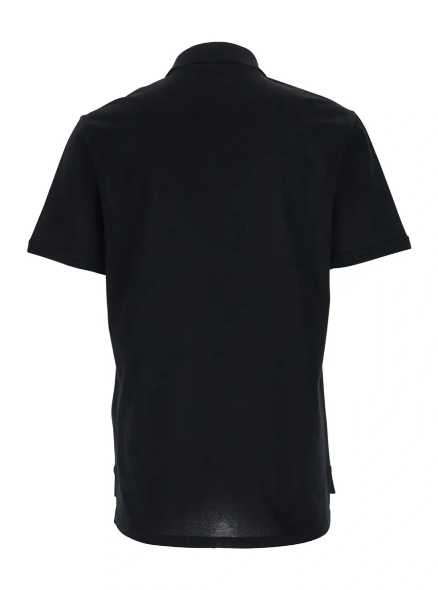 Tricou polo Givenchy negru din bumbac - Img 2