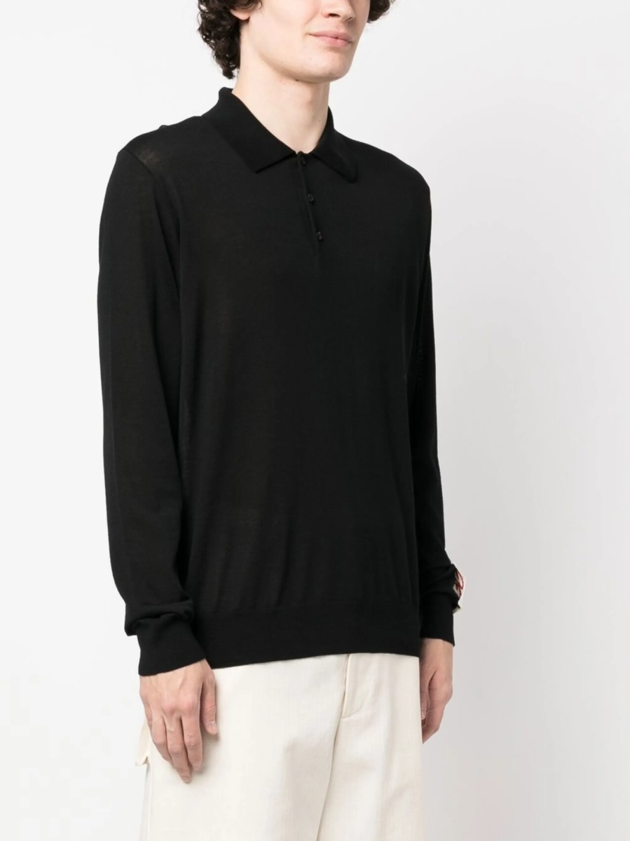 Tricou Polo Golden Goose negru - Img 3