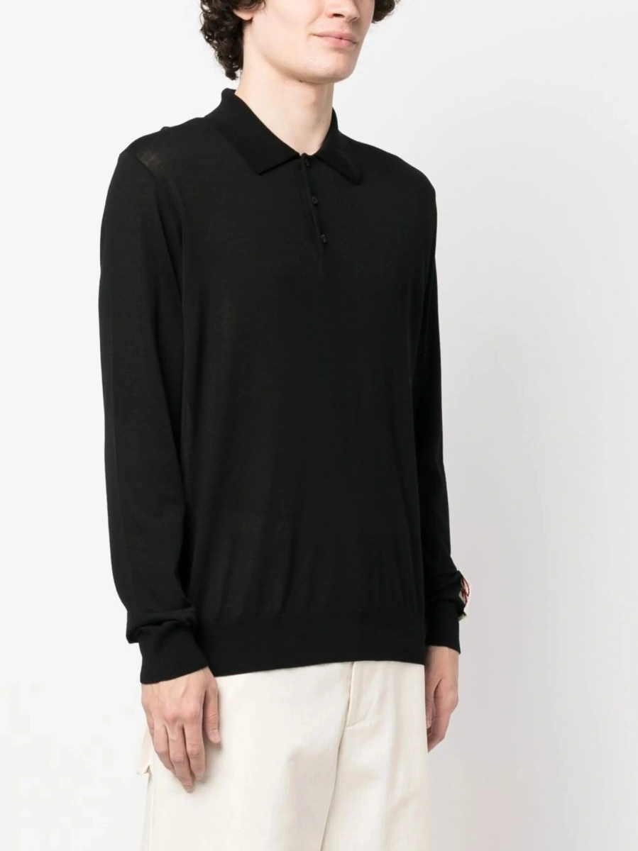 Tricou Polo Golden Goose negru - Img 3