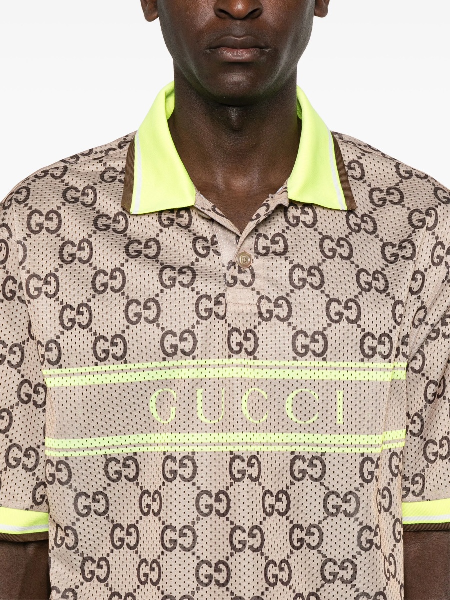 Tricou Polo Gucci maro - Img 5