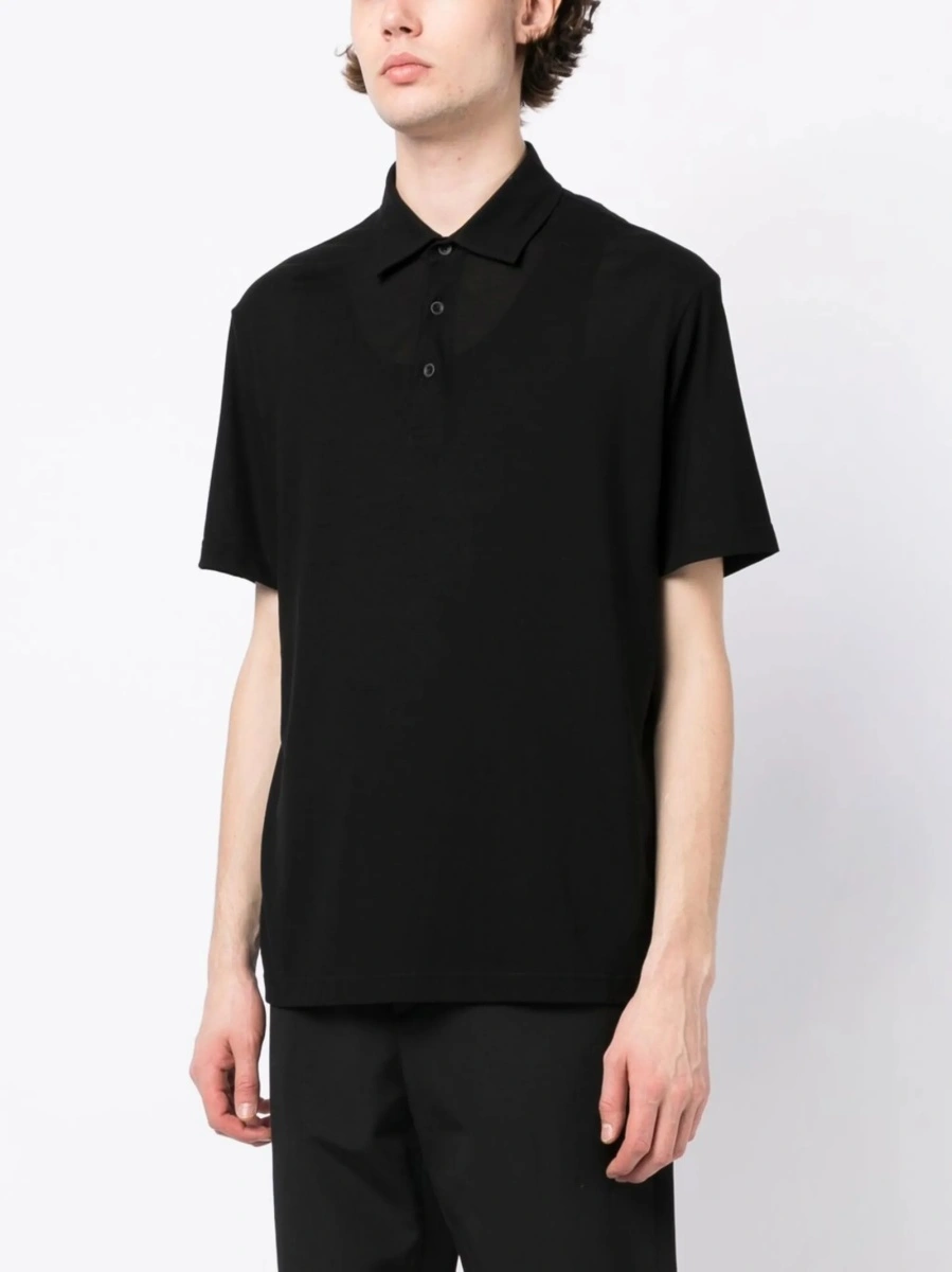 Tricou Polo Herno negru din bumbac - Img 3