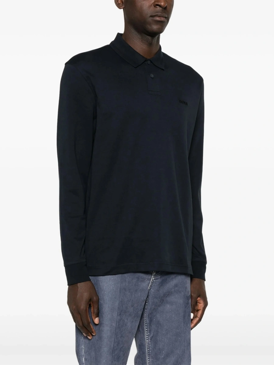 Tricou Polo Hugo Boss albastru - Img 3