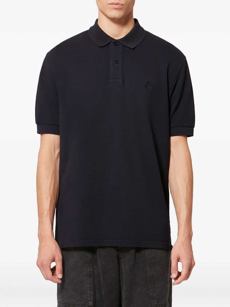 Tricou Polo Isabel Marant albastru - Img 3