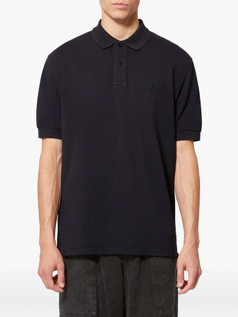 Tricou Polo Isabel Marant albastru - Img 3