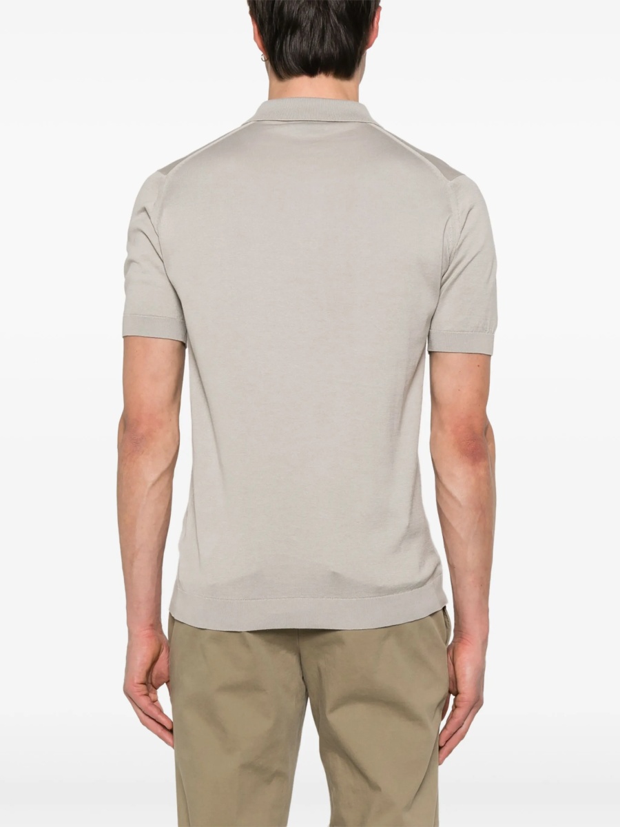 Tricou Polo John Smedley gri - Img 3