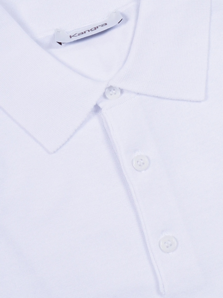 Tricou Polo Kangra alb - Img 3
