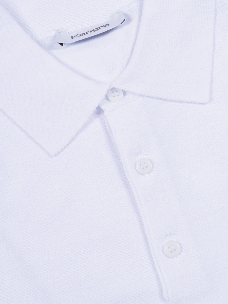 Tricou Polo Kangra alb - Img 3
