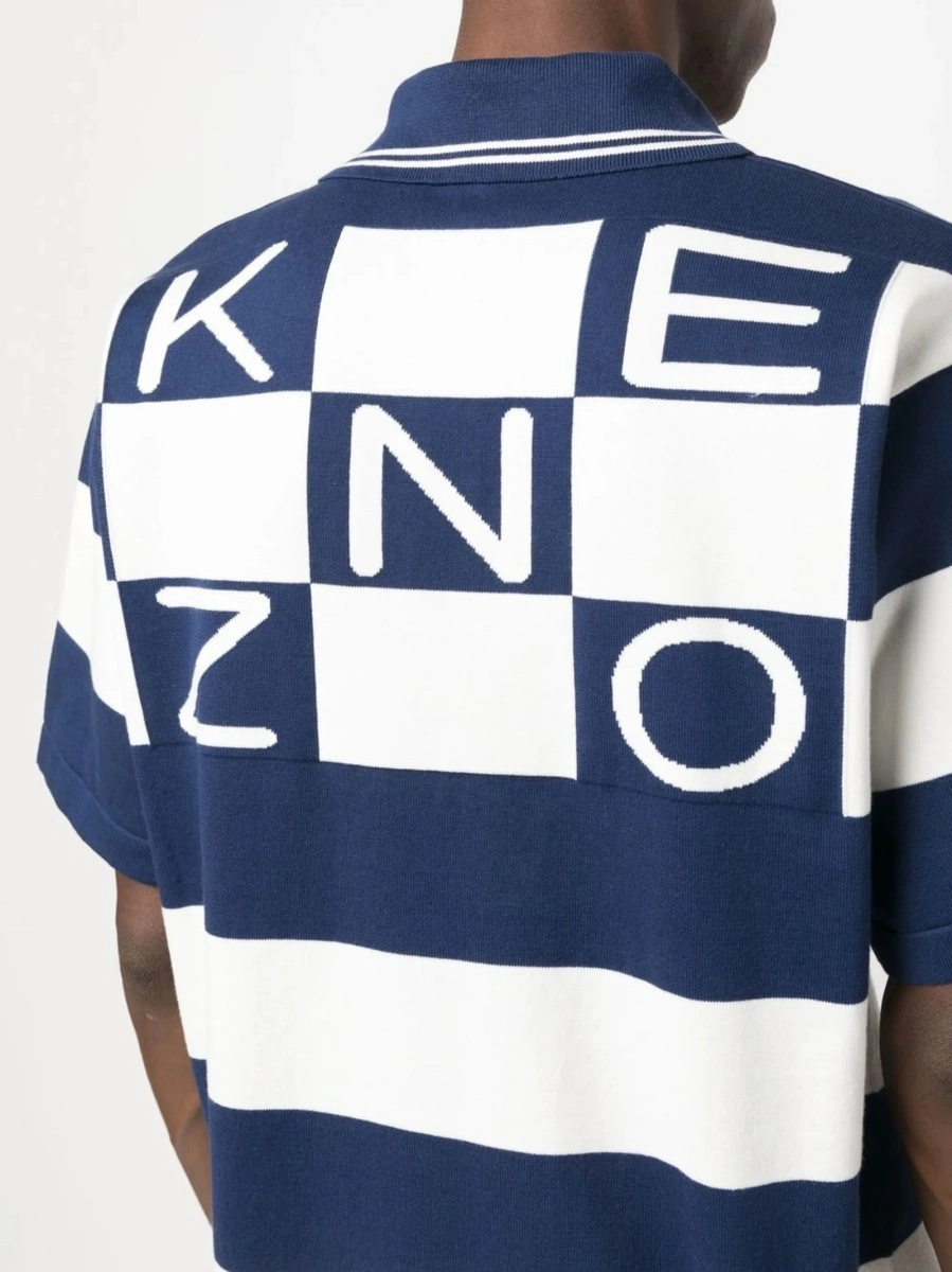 Tricou Polo Kenzo albastru - Img 5
