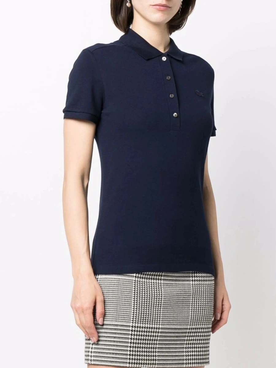 Tricou Polo Lacoste albastru - Img 3