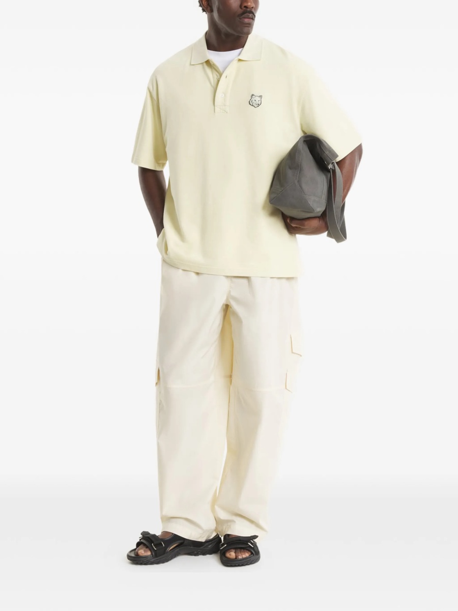 Tricou Polo MAISON KITSUNÉ verde - Img 2