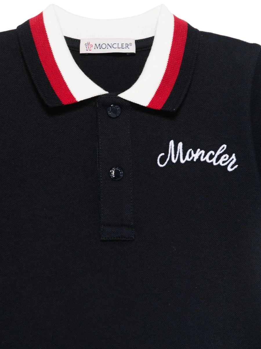 Tricou Polo Moncler albastru - Img 3