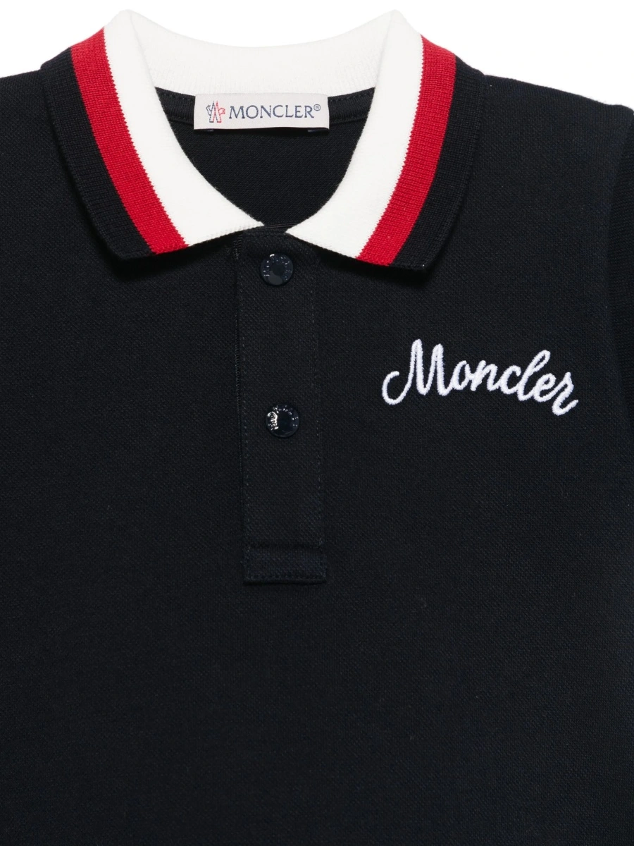 Tricou Polo Moncler albastru - Img 3