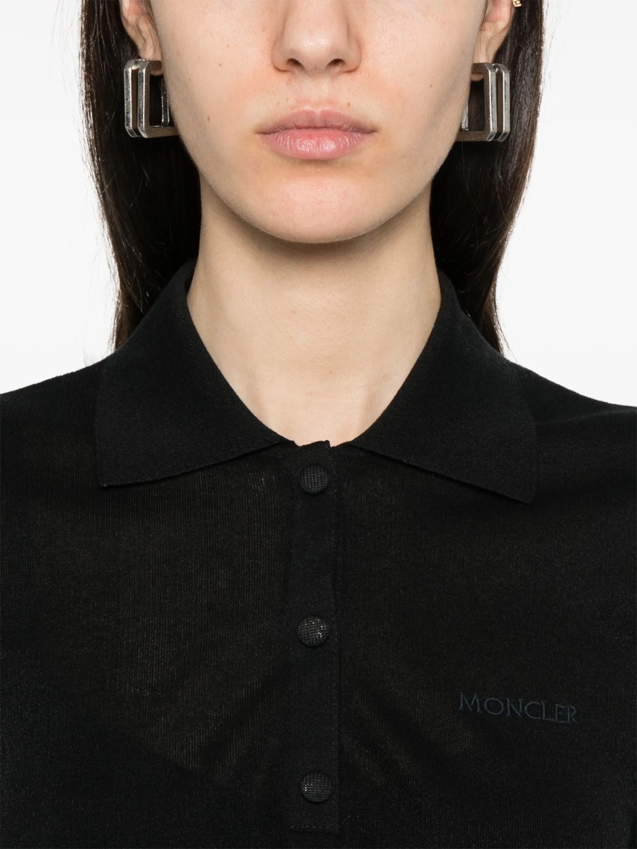 Tricou Polo Moncler negru - Img 5