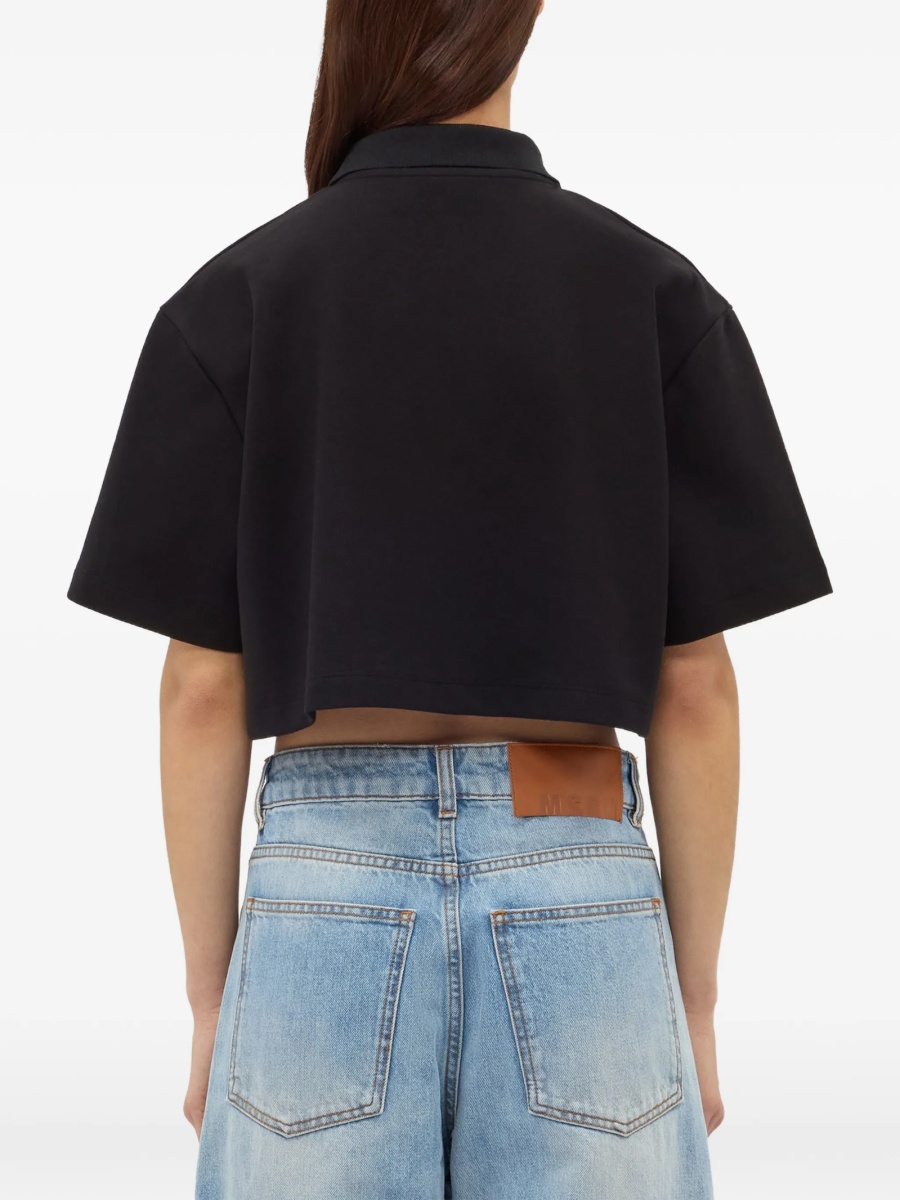 Tricou Polo MSGM negru - Img 4