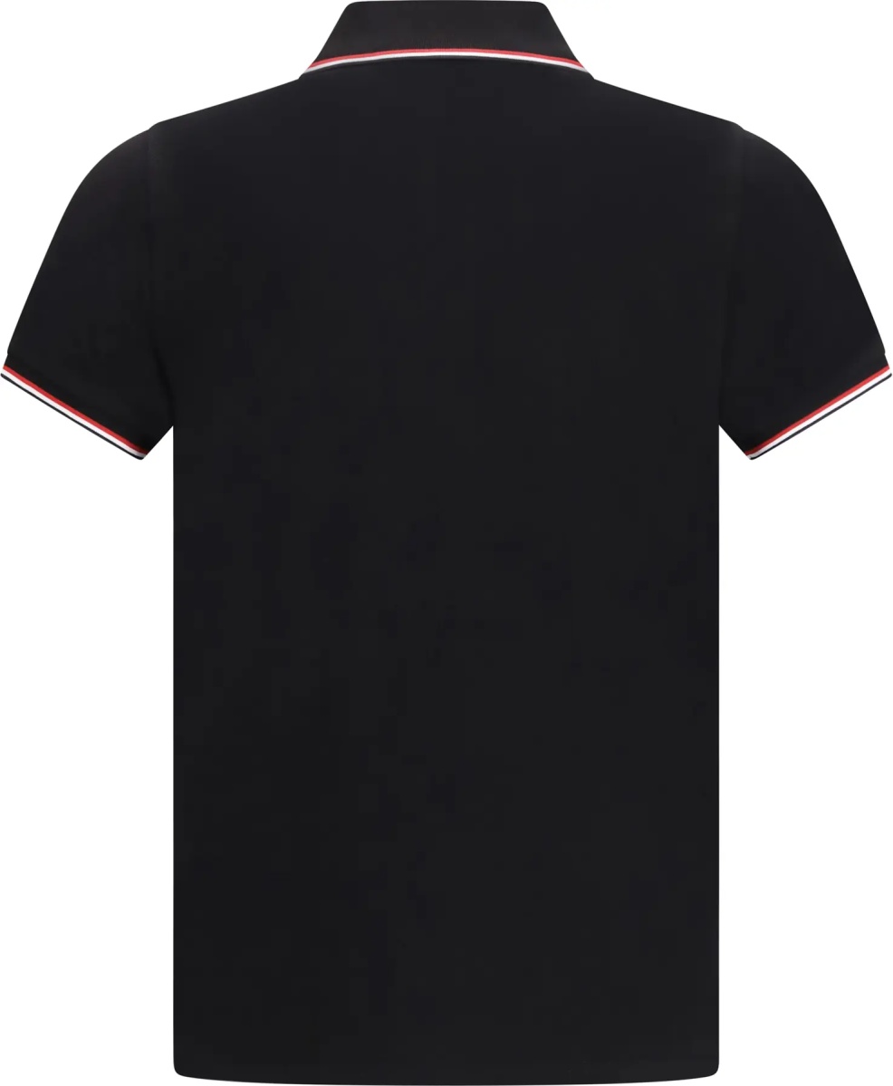 Tricou Polo Polo Shirt in cotton piqué with tricolour details - Img 2