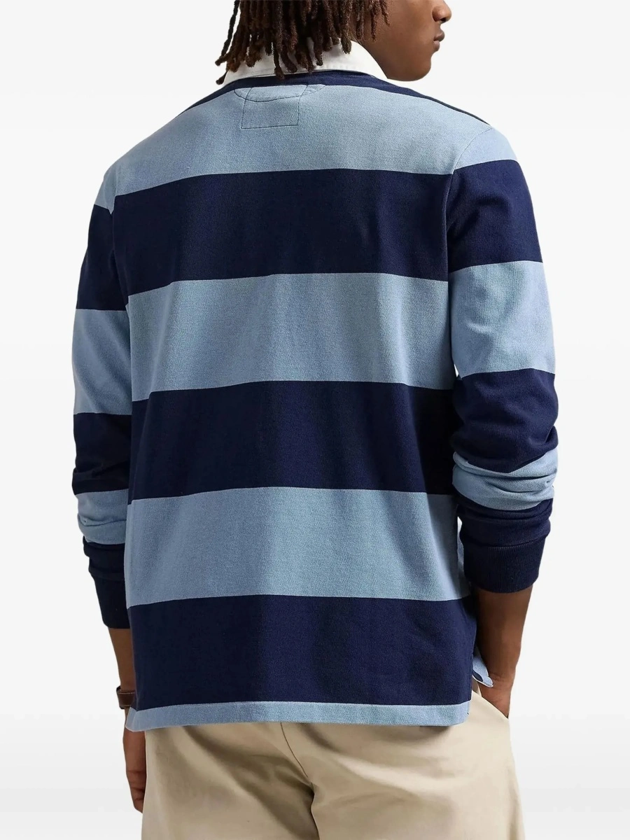 Tricou polo Ralph Lauren multicolor din bumbac - Img 6