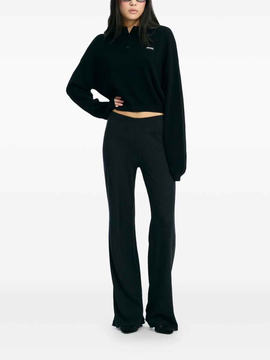 Tricou Polo ROTATE Birger Christensen negru - Img 2