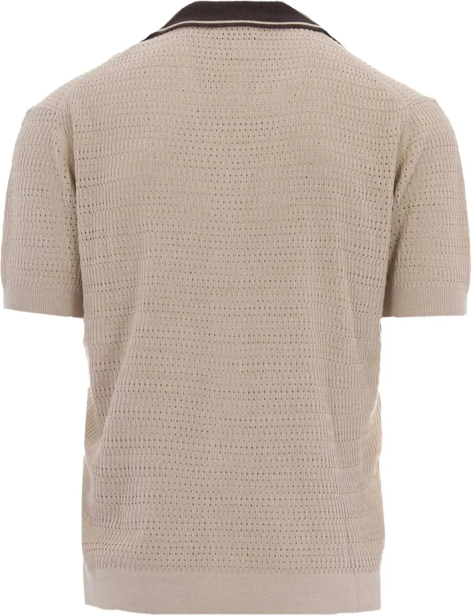 Tricou Polo Silk knit polo shirt* - Img 2