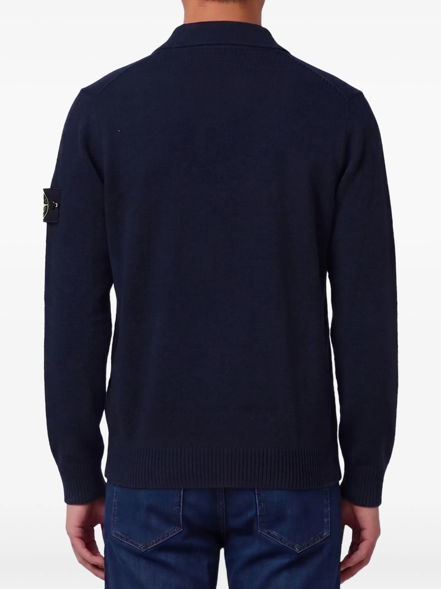 Tricou Polo Stone Island albastru - Img 2